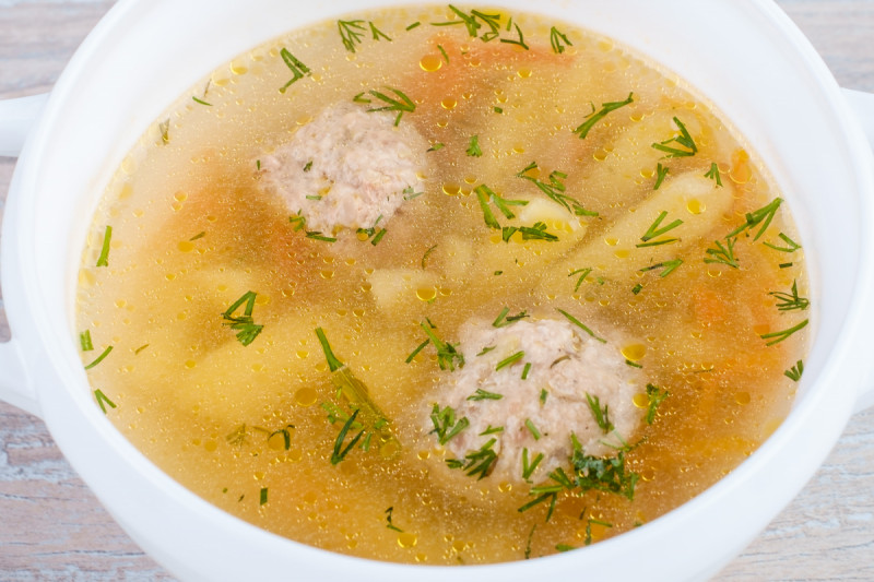 Суп с фрикадельками - KUMIR