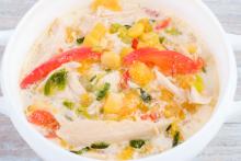 Суп Айнтопф со сладким перцем и кукурузой - немецкая кухня